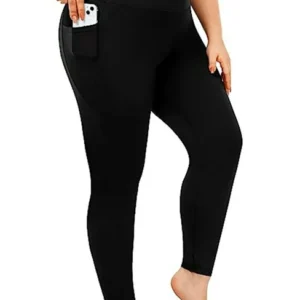 High-waisted leggings with side pockets