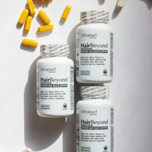 Vitamins and supplements for enhancing hair and skin health.