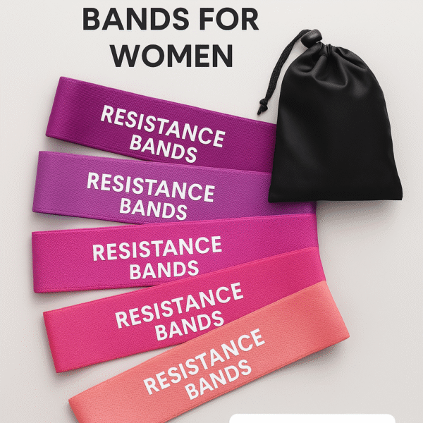 Resistance bands set for home workout